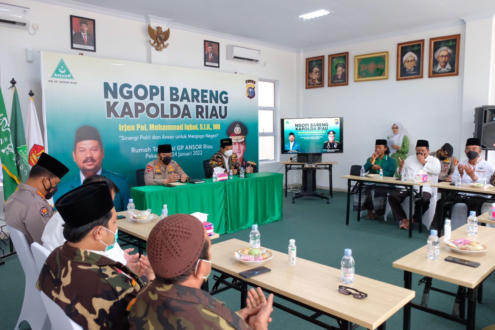 Silaturahmi Ke GP Ansor Provinsi Riau, Irjen Iqbal : Sinergi Untuk Masyarakat Riau